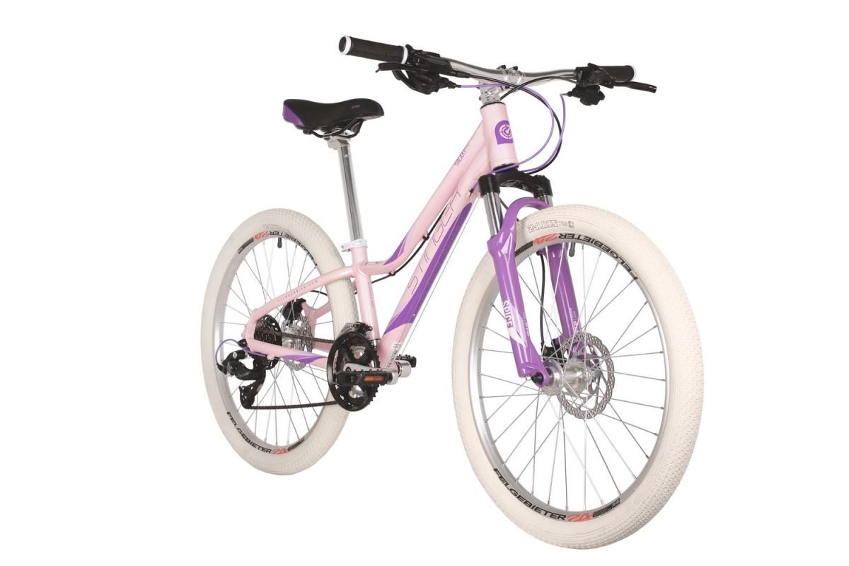 Подростковый горный (MTB) велосипед Stinger Galaxy Pro 24 (2021) рама 11 розовый