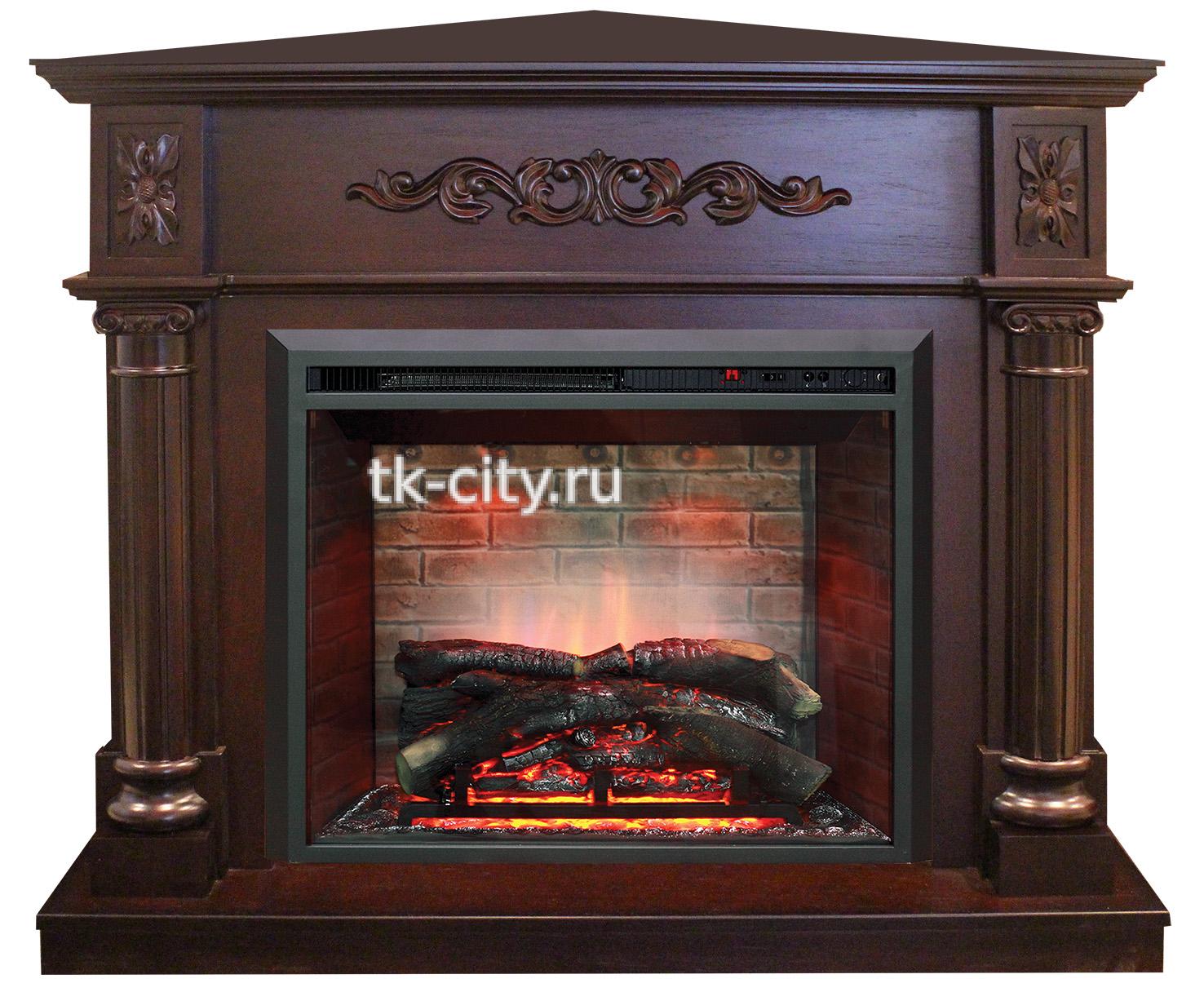 Каминокомплект RealFlame Silvia Corner 26 AO с 3D Leeds 26