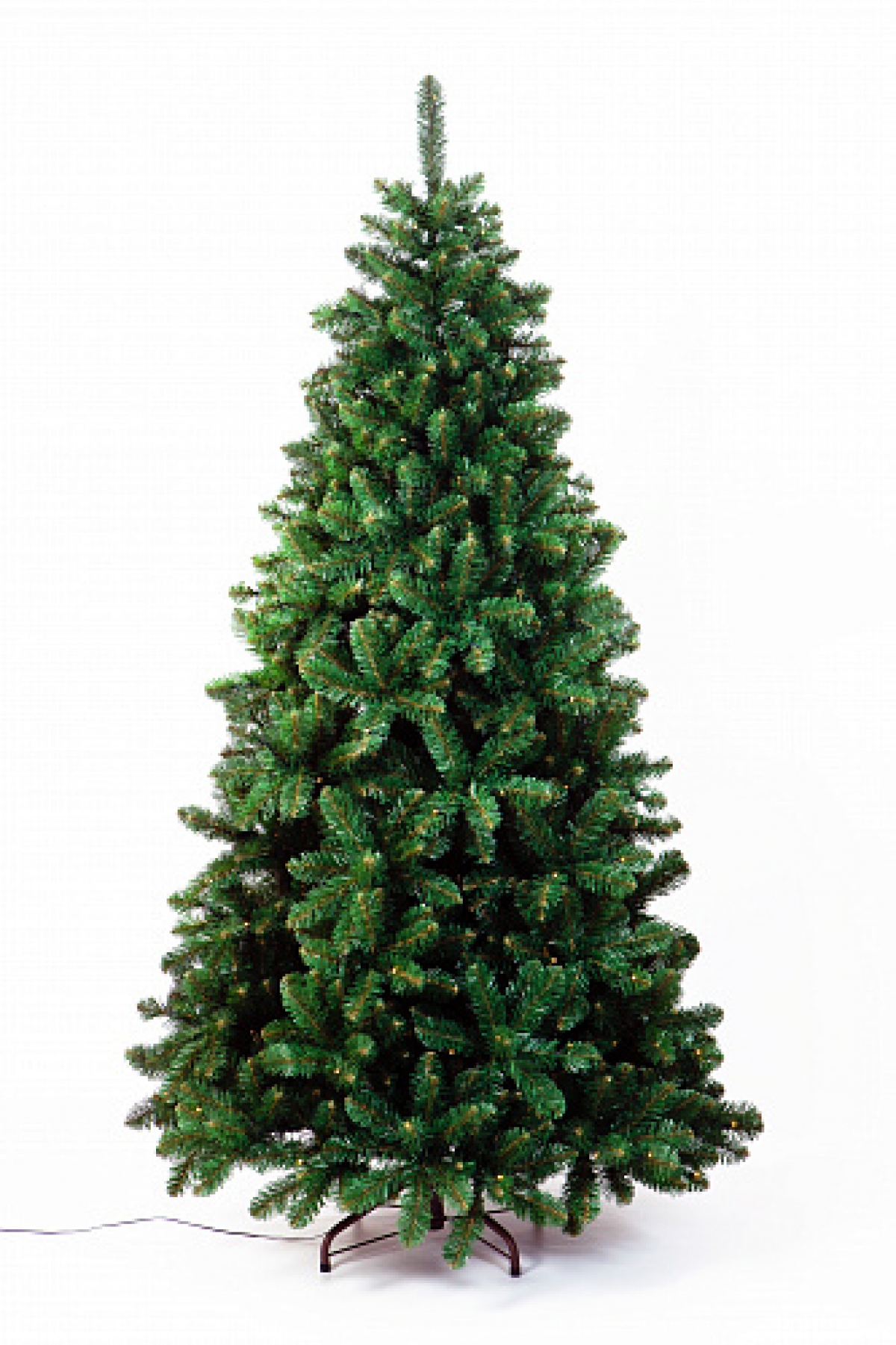 Crystal trees Ель искусственная Придворная с вплетенной гирляндой 150 см