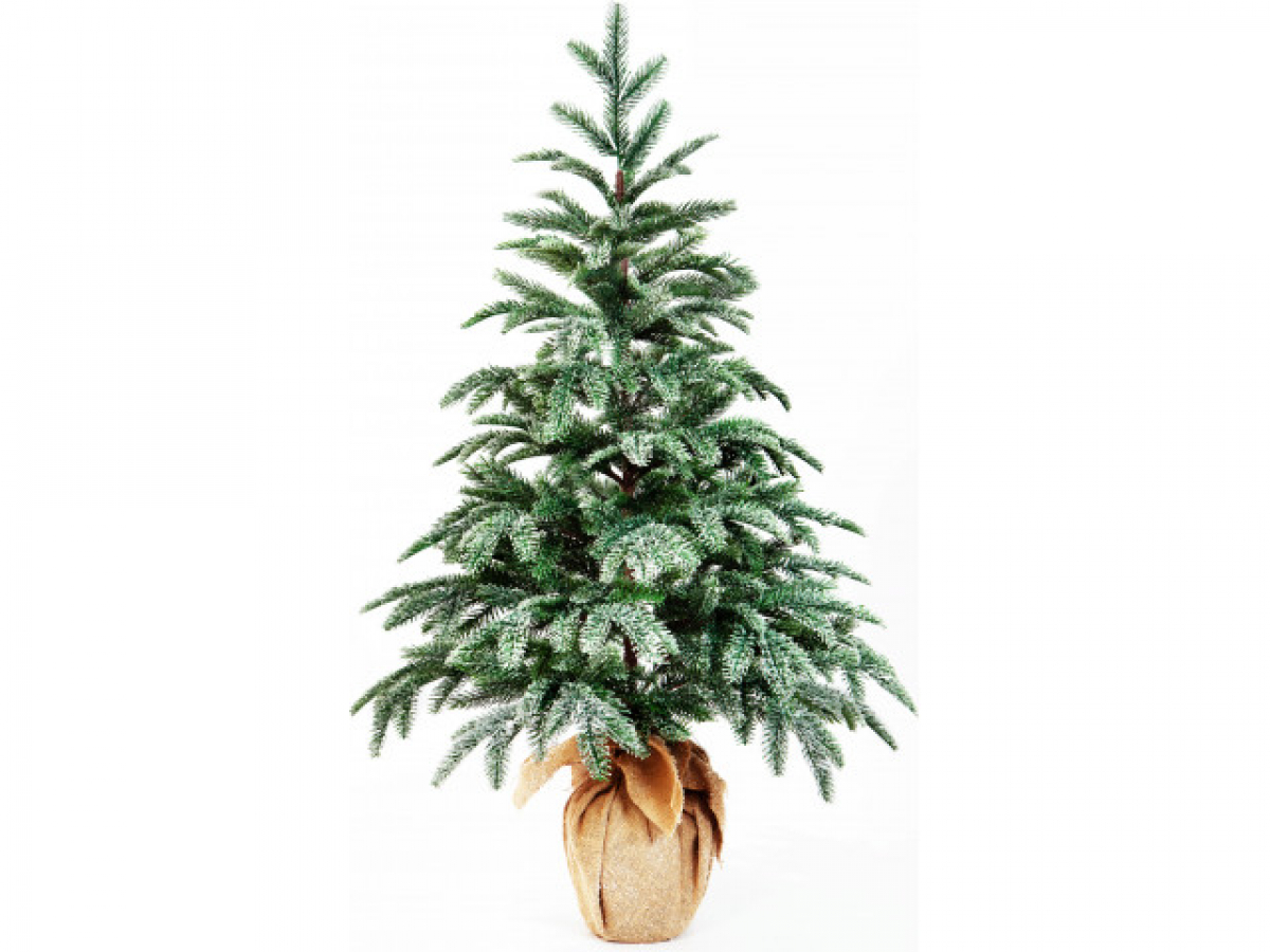 Crystal trees Ель искусственная ВИСКРИ заснеженная в мешке 120 см