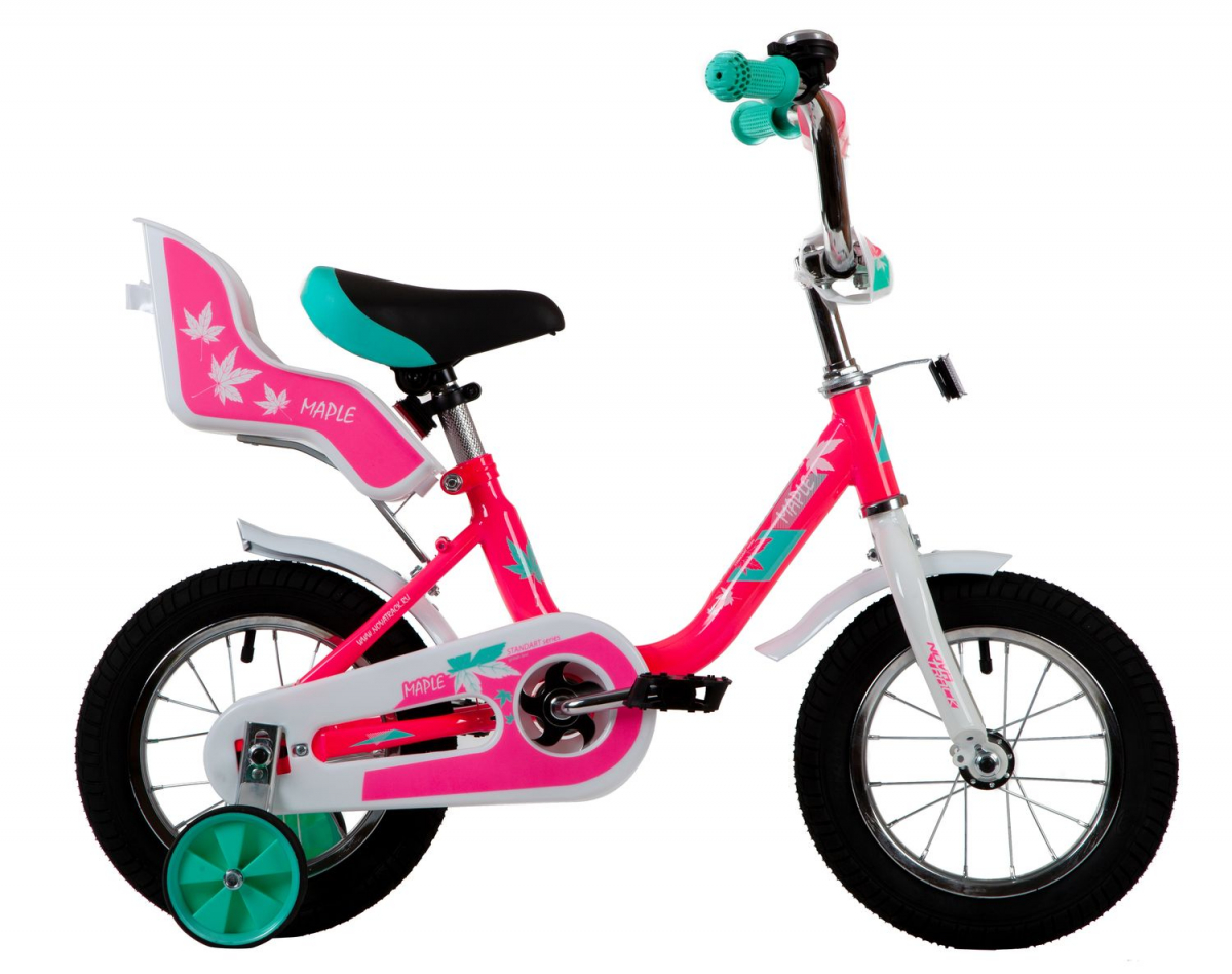 Детский велосипед Novatrack Maple 14 (2019) Розовый
