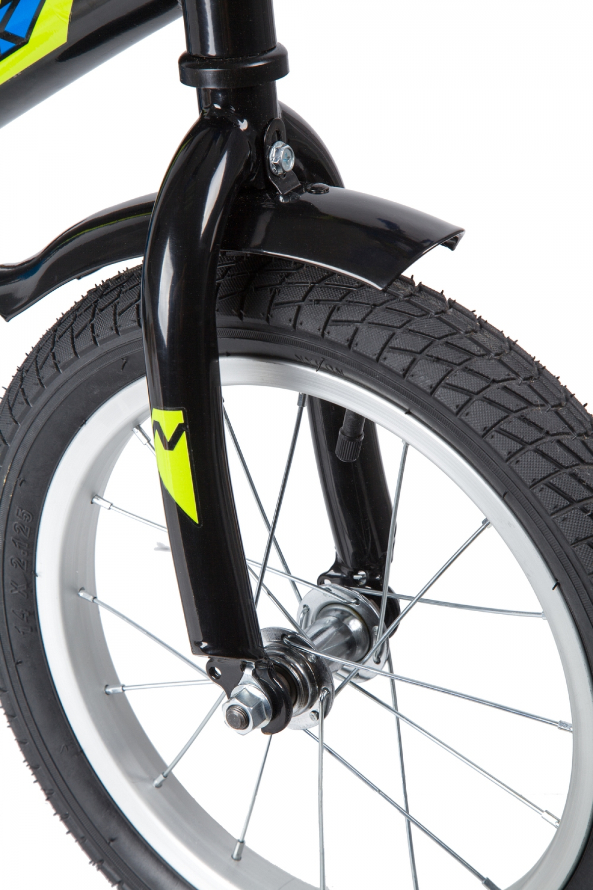 Детский велосипед Novatrack Twist 14 Черный (2020)