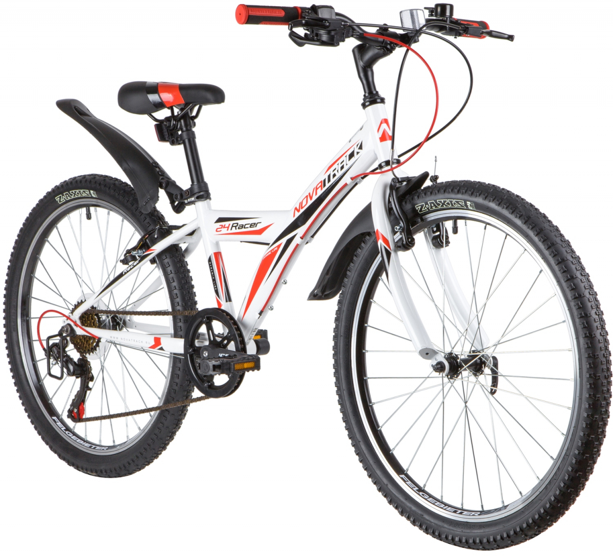 Подростковый горный (MTB) велосипед Novatrack Racer 24'' (2020) рама 12