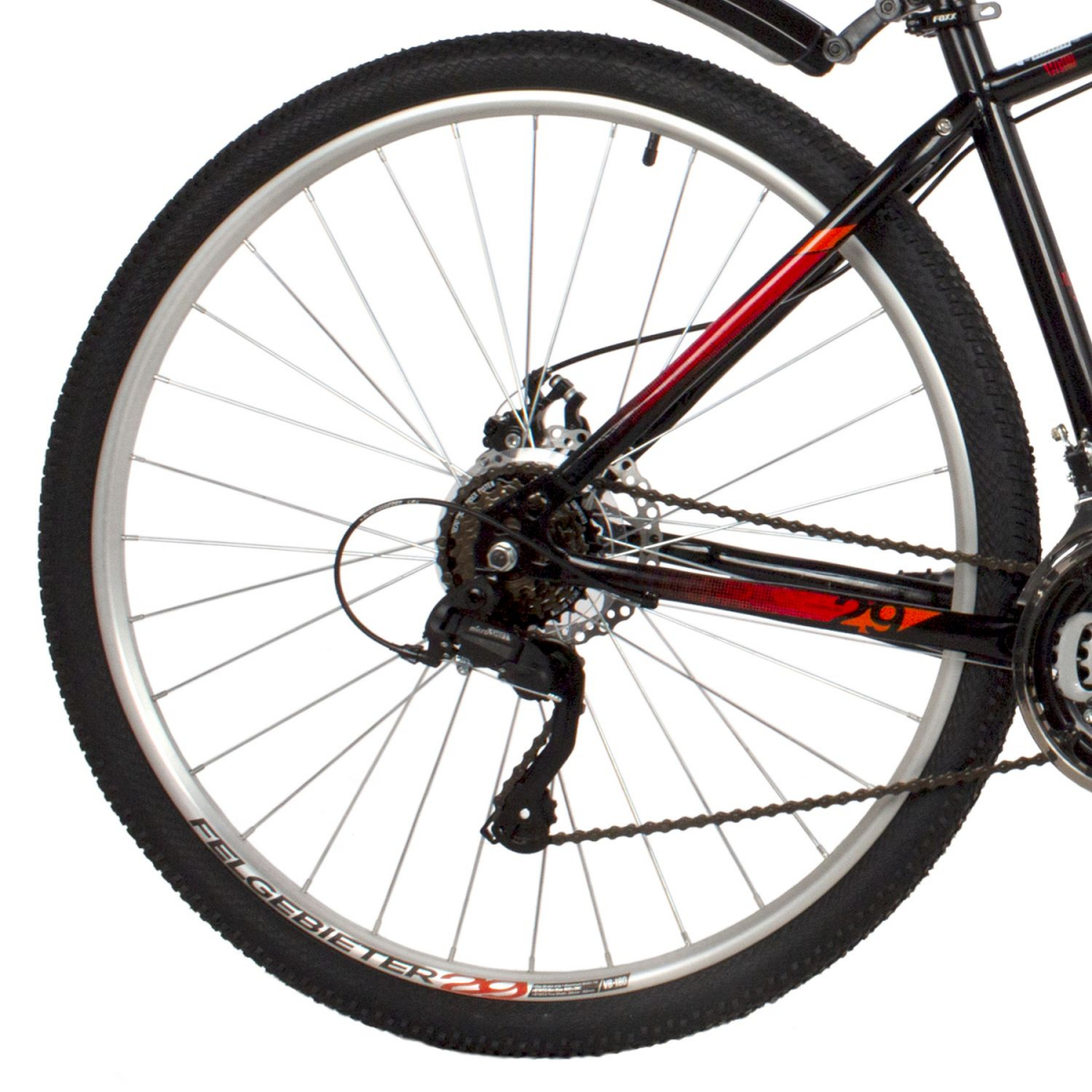 Горный (MTB) велосипед Foxx Aztec D 29 (2022) Рама 18 Черный