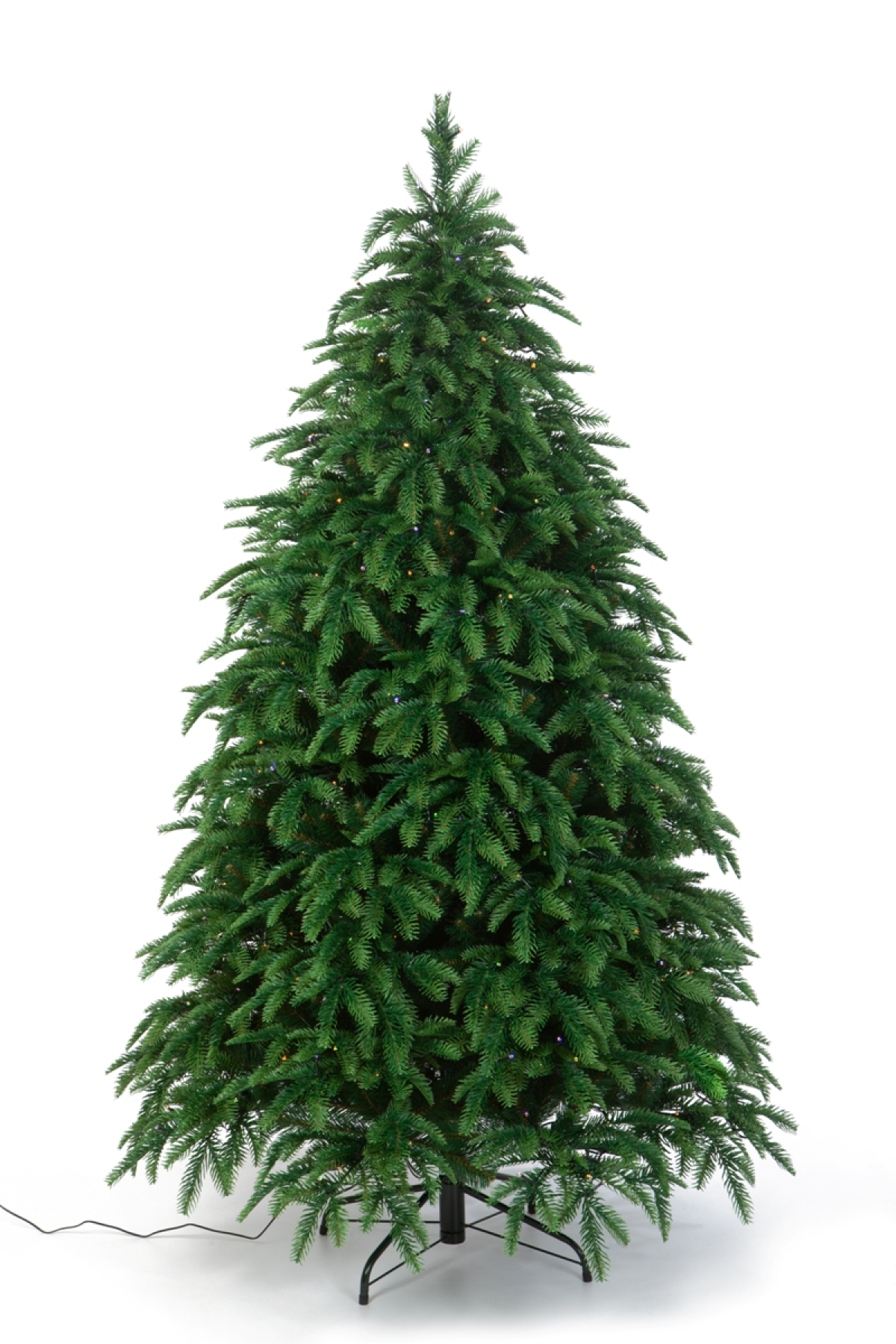 CRYSTAL TREES Ель искуственная Власта с вплетенной гирляндой зеленая 1.8 м