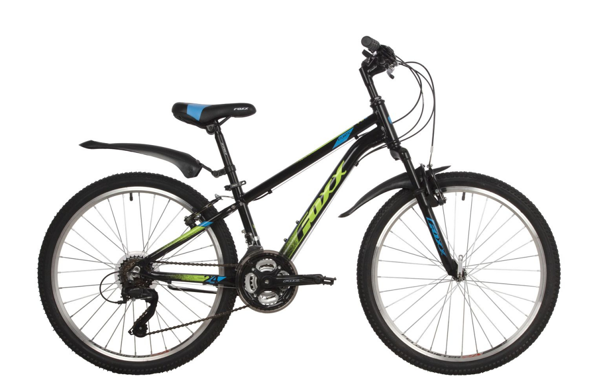 Горный (MTB) велосипед Foxx Atlantic 24 (2022) рама 12 Черный