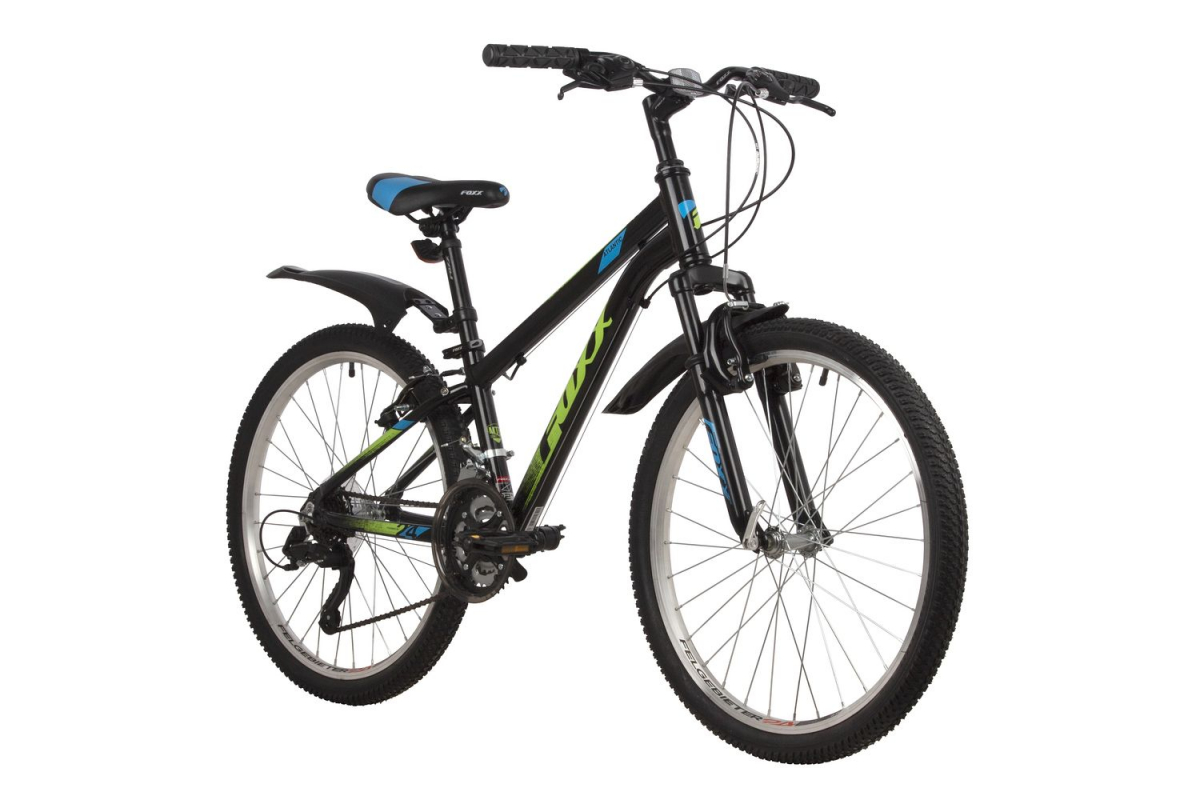 Горный (MTB) велосипед Foxx Atlantic 24 (2022) рама 12 Черный