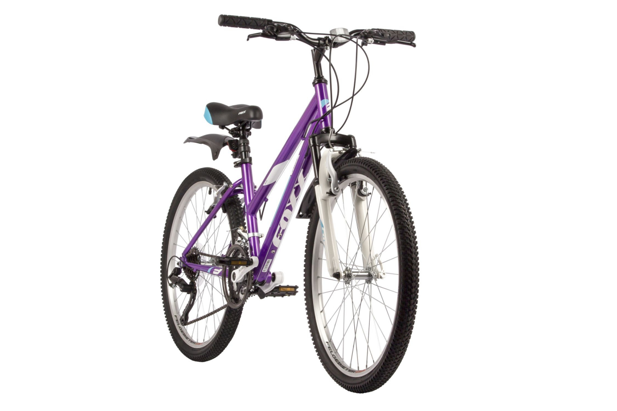 Подростковый горный (MTB) велосипед Foxx Salsa 24 (2022) рама 14 Фиолетовый