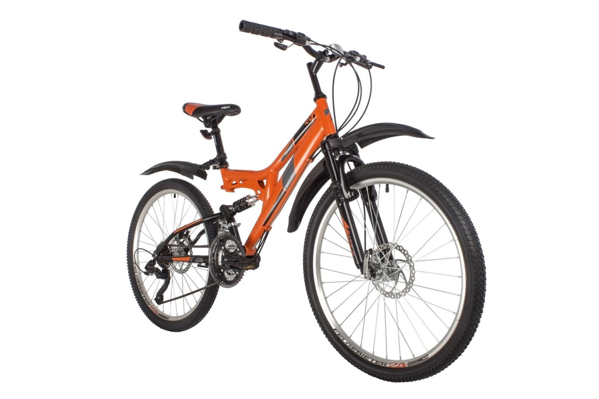 Подростковый горный (MTB) велосипед Foxx Freelander 24 (2022) Рама 14 Оранжевый