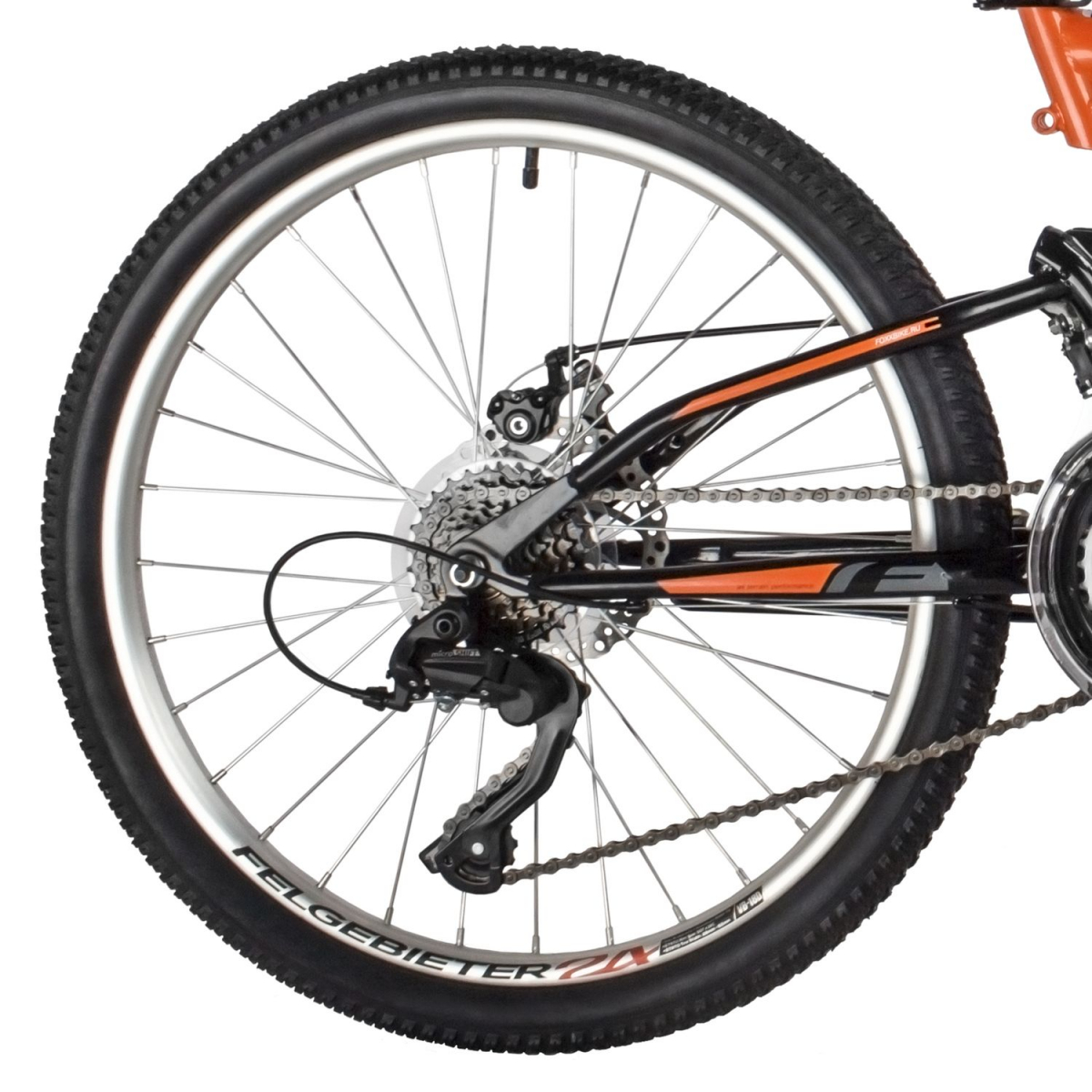 Подростковый горный (MTB) велосипед Foxx Freelander 24 (2022) Рама 14 Оранжевый