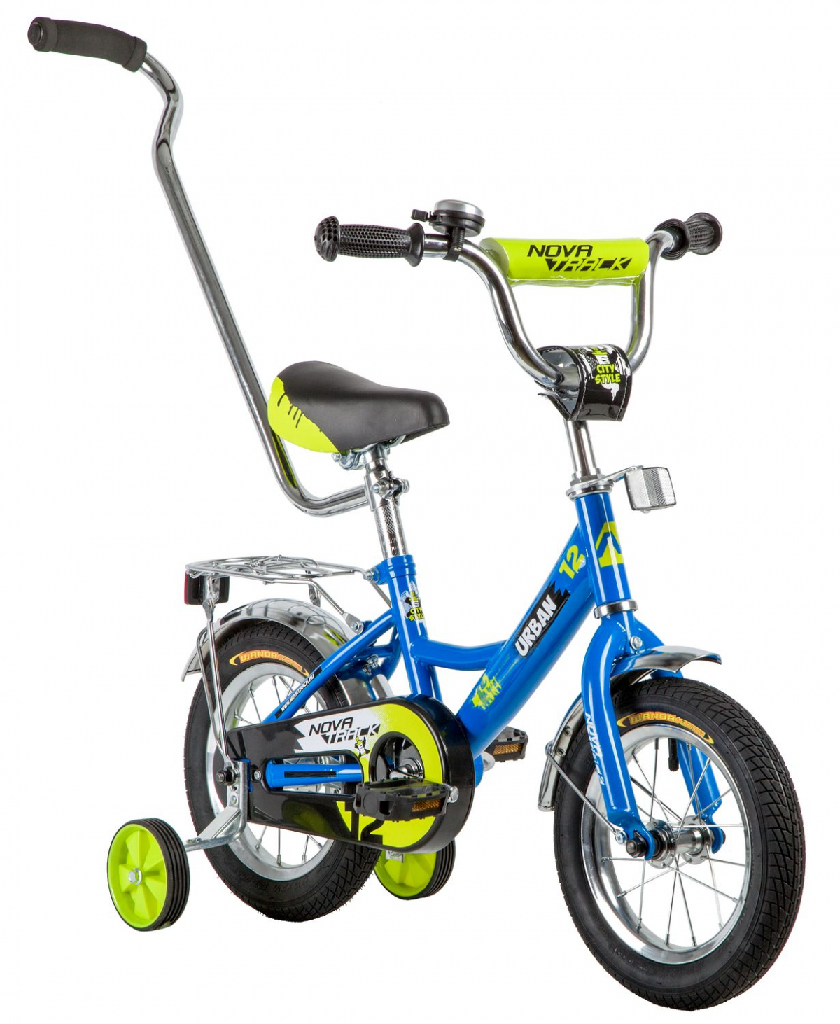 Детский велосипед Novatrack Urban 12 (2019) Синий