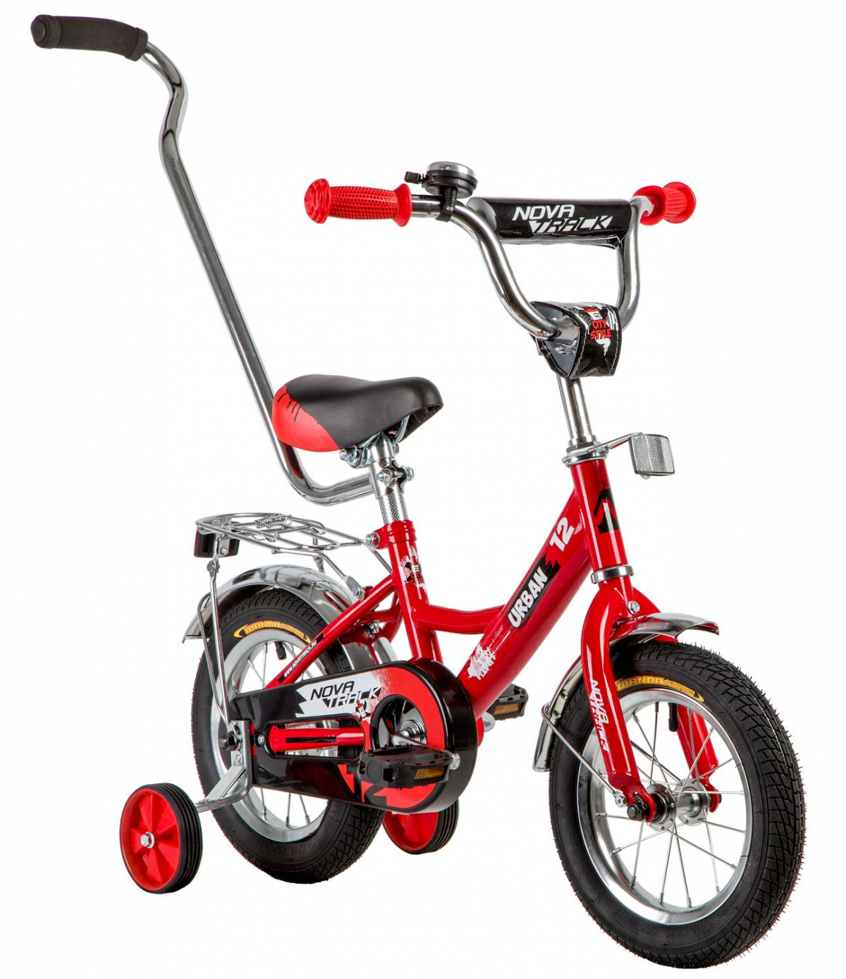 Детский велосипед Novatrack Urban 12 (2019) Красный