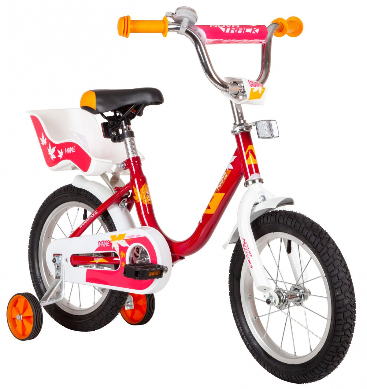 Детский велосипед Novatrack Maple 14 (2020) Красный