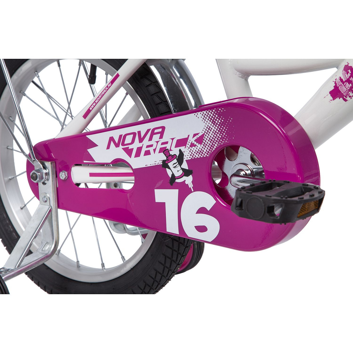 Детский велосипед Novatrack Urban 16 (2020) Белый