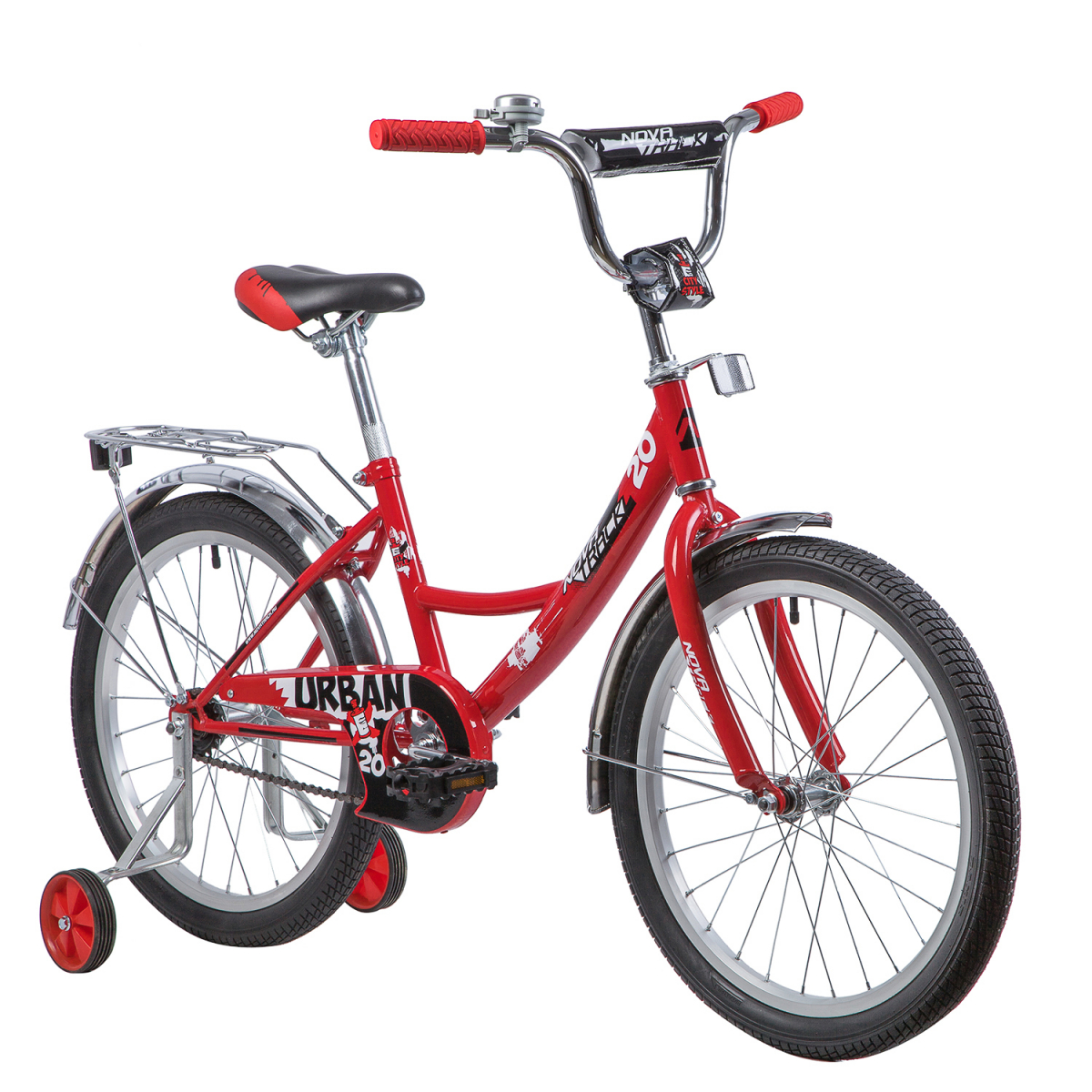 Детский велосипед Novatrack Urban 20 (2019) Красный
