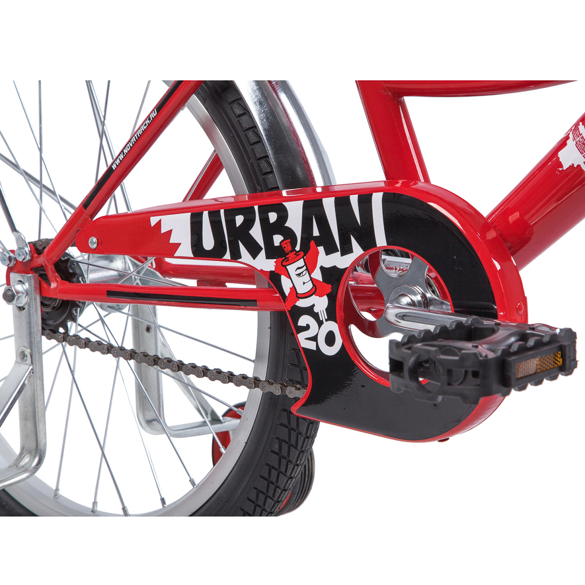 Детский велосипед Novatrack Urban 20 (2020) Красный