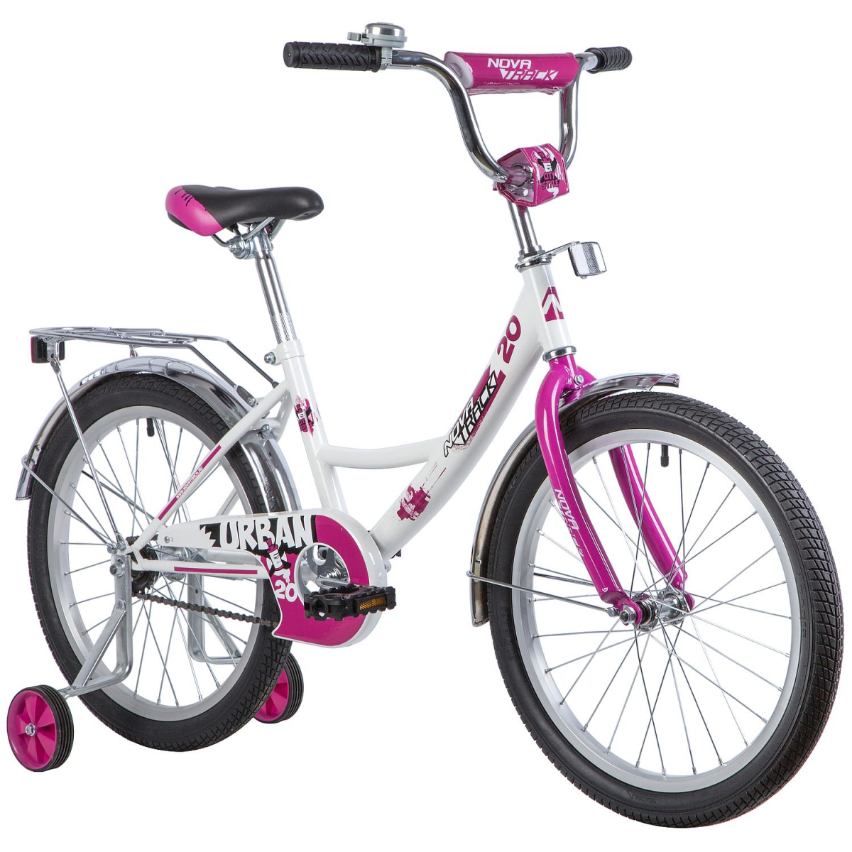 Детский велосипед Novatrack Urban 20 (2019) Белый