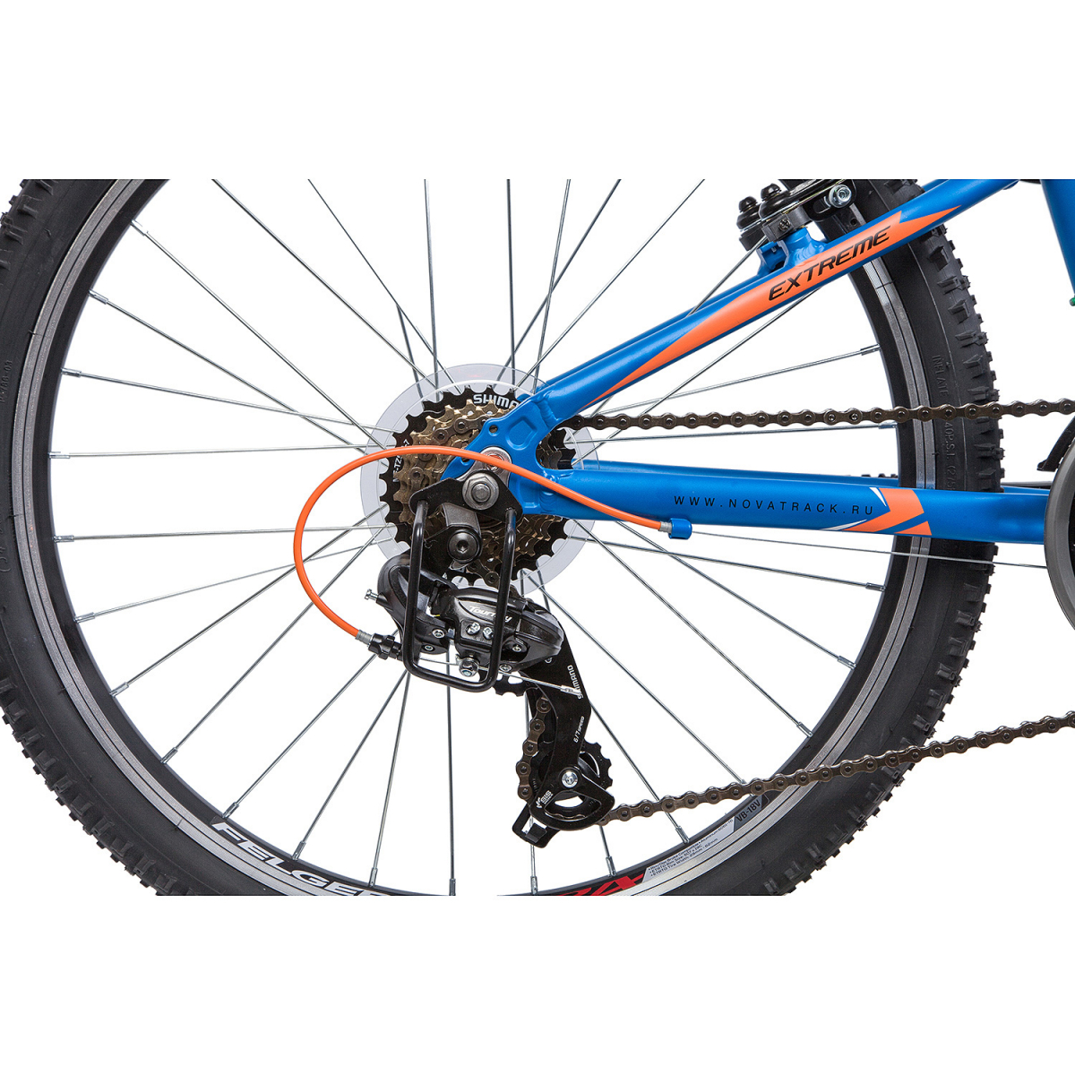 Подростковый горный (MTB) велосипед Novatrack Extreme 24'' (2019) рама 11