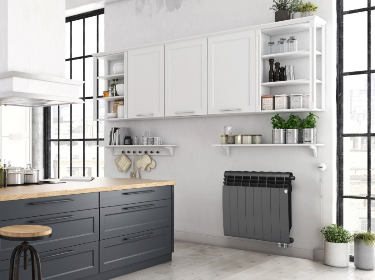 Радиатор секционный биметаллический Royal Thermo BiLiner 500 x12 Noir Sable