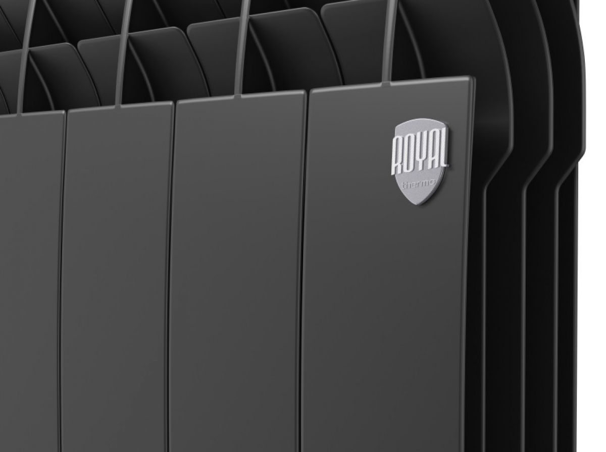 Радиатор секционный биметаллический Royal Thermo BiLiner 500 x10 Noir Sable