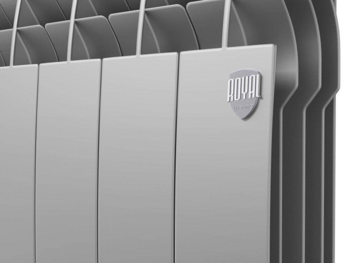 Радиатор секционный биметаллический Royal Thermo BiLiner 500 x10 Silver Satin