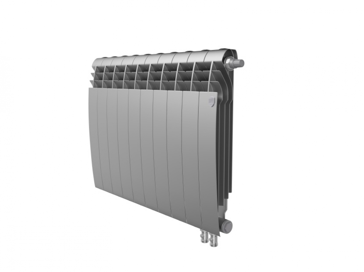 Радиатор секционный биметаллический Royal Thermo BiLiner 500 x10 Silver Satin
