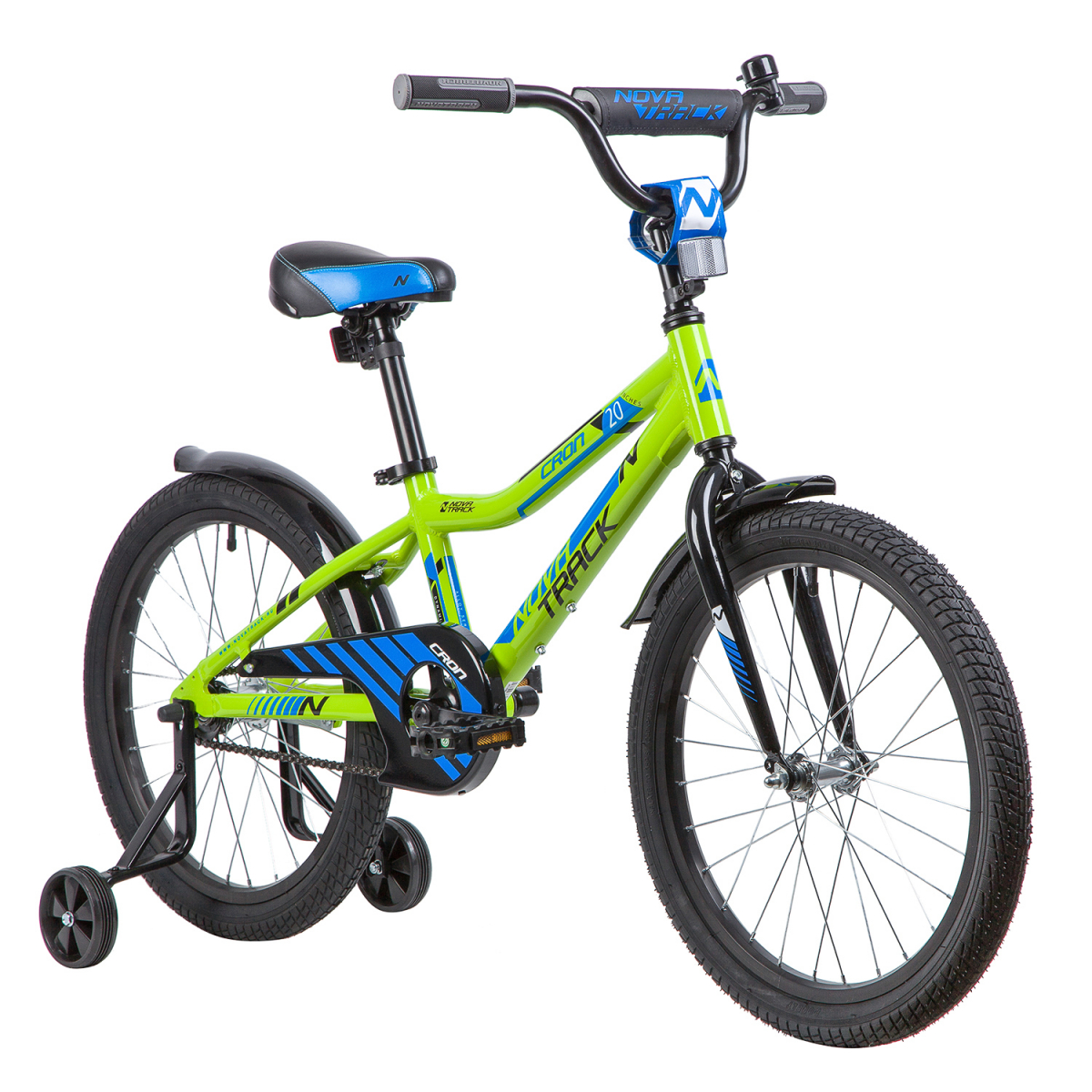 Детский велосипед Novatrack Cron 20 (2019) Зеленый