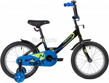 Детский велосипед Novatrack Twist 16 (2020) Черный