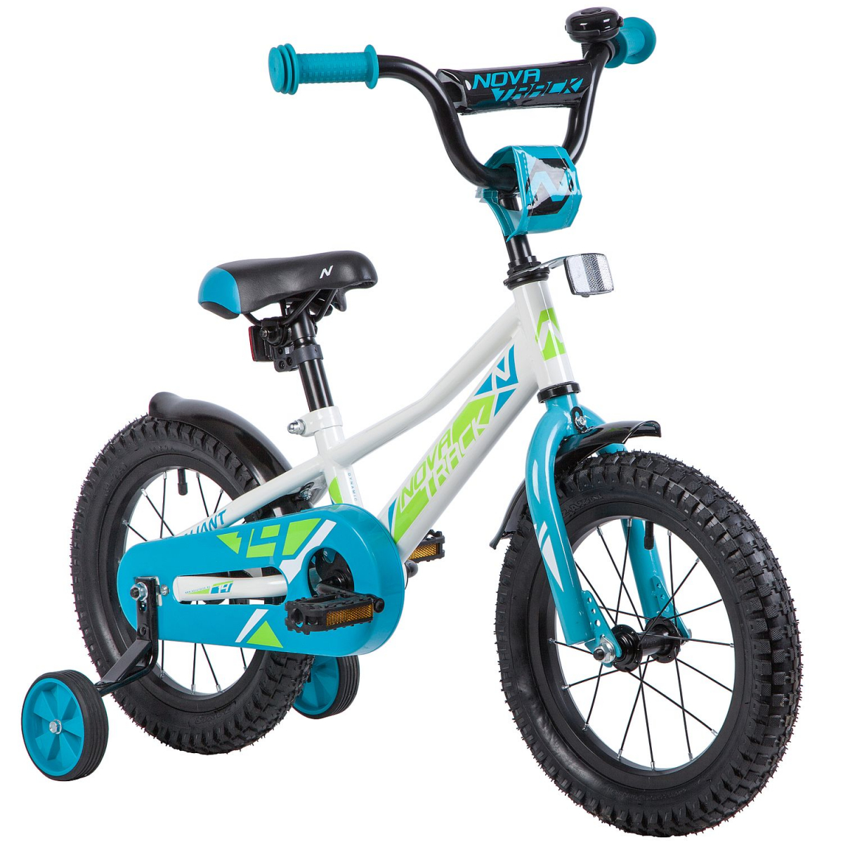 Детский велосипед Novatrack Valiant 14 (2019) Белый