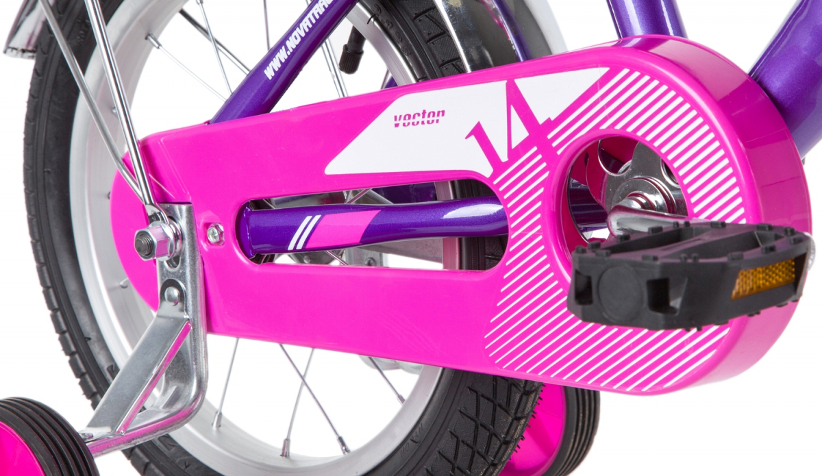 Детский велосипед Novatrack Vector 14 (2019) Лиловый