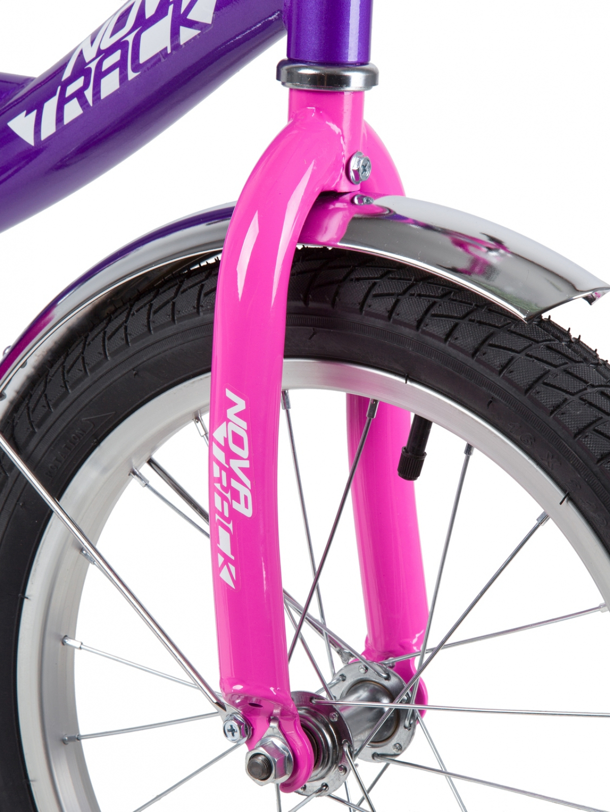 Детский велосипед Novatrack Vector 16 (2019) Лиловый