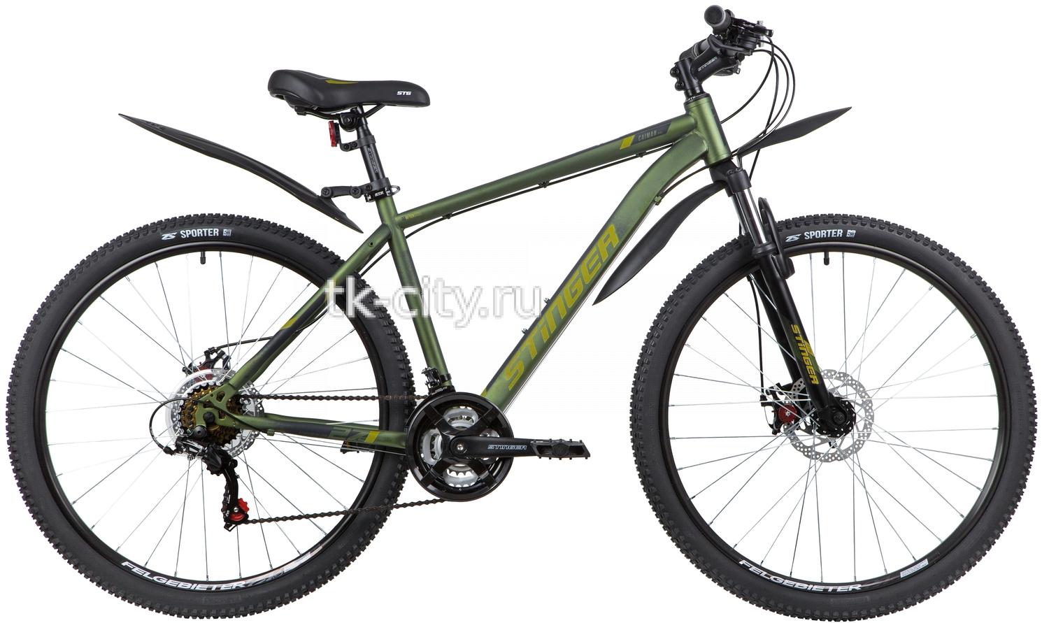 Горный (MTB) велосипед Stinger Caiman D 27.5 (2020) с крыльями