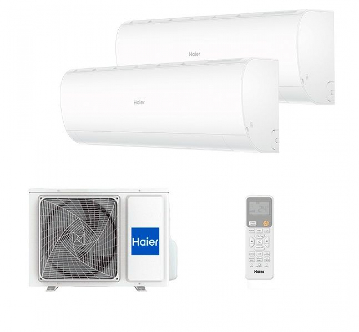 Мультисплит-система Haier Coral M Super Match 2U40S2SM1FA/AS20PS1HRA-M на 2 комнаты