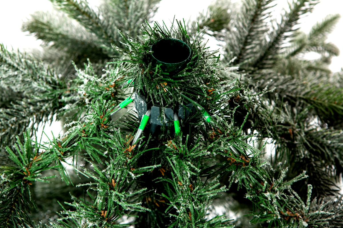 Crystal trees Ель искусственная АНДОРРА в снегу 180 см.