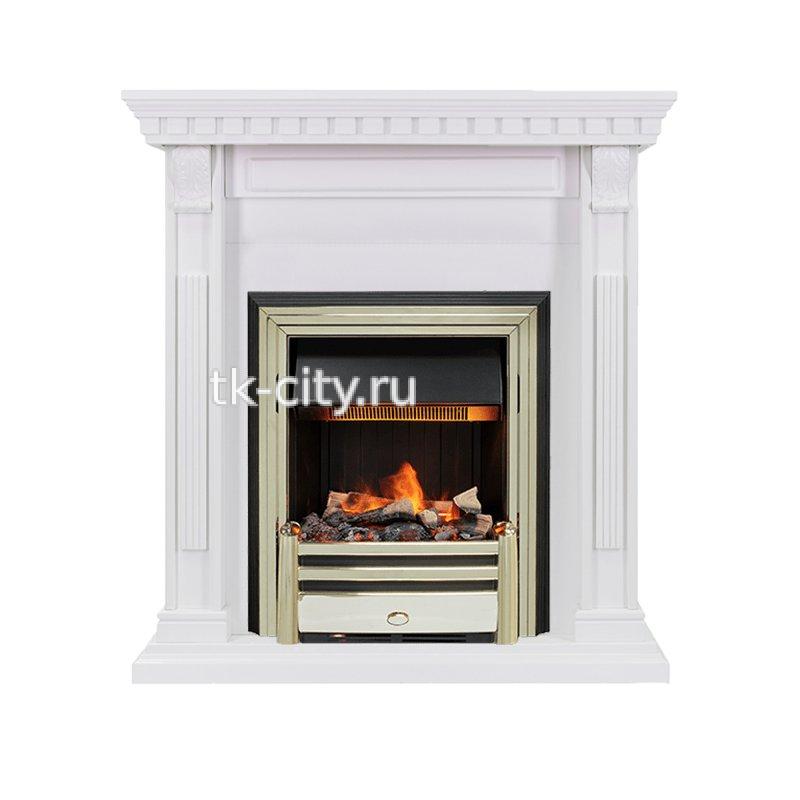 Каминокомлект Dimplex Orlean - Белый дуб с очагом Cavendish