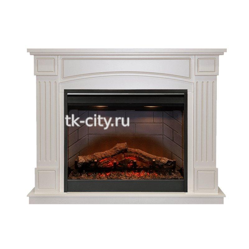 Каминокомплект Dimplex Boston - Алебастр с очагом Symphony 26 DF2608-INT