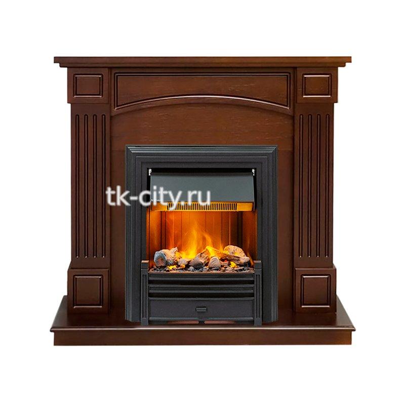 Каминокомплект Dimplex Boston - Темный дуб (Высота 925см) с очагом Brookline Black