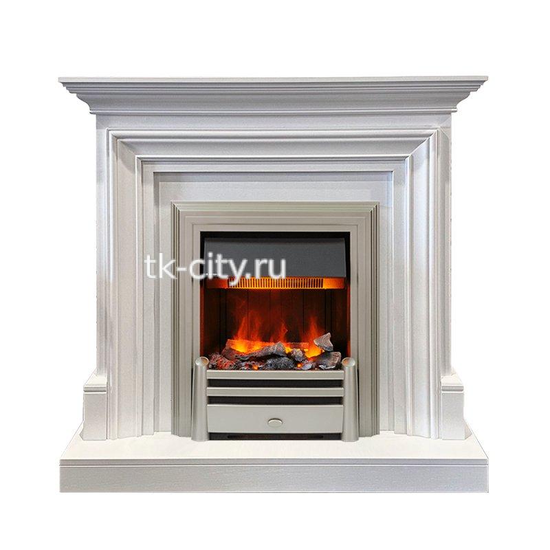 Каминокомплект Dimplex Bradford - Белый с очагом Chesford