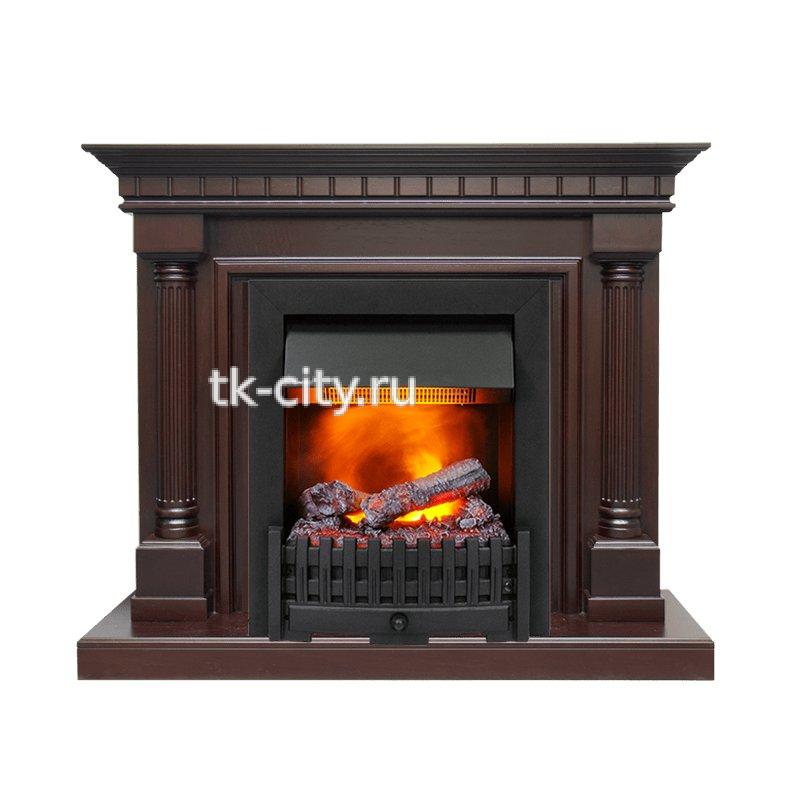 Каминокомплект Dimplex Dallas - Темный дуб с очагом Danville Black FB2