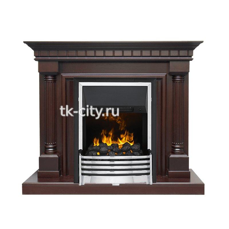 Каминокомплект Dimplex Dallas - Темный дуб с очагом Flagstaff