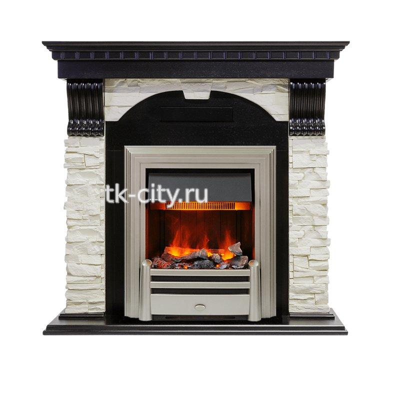 Каминокомплект Dimplex Dublin - Венге / Сланец белый с очагом Chesford