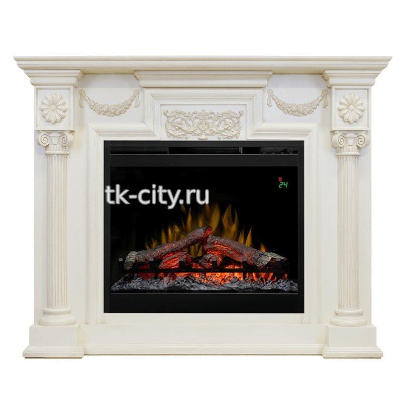 Каминокомплект Dimplex London - Слоновая кость с очагом Symphony 26 DF2624-L