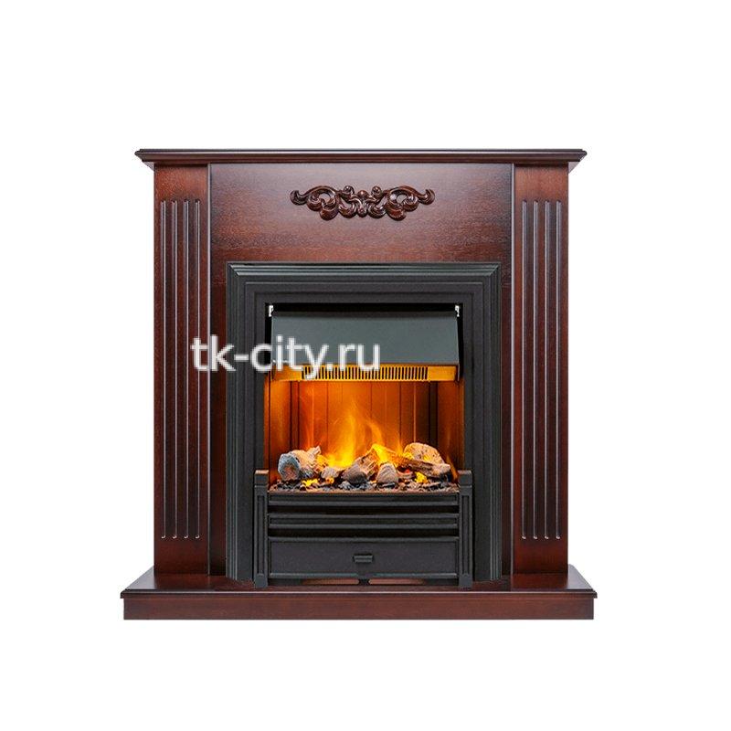 Каминокомплект Dimplex Lumsden - Махагон коричневый антик с очагом Brookline Black
