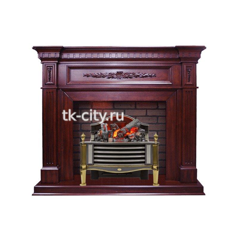 Каминокомплект Dimplex Luxemburg - Темная вишня с очагом Rothesay