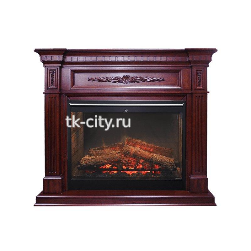 Каминокомплект Dimplex Luxemburg - Темная вишня с очагом Symphony 30 DF3020-INT