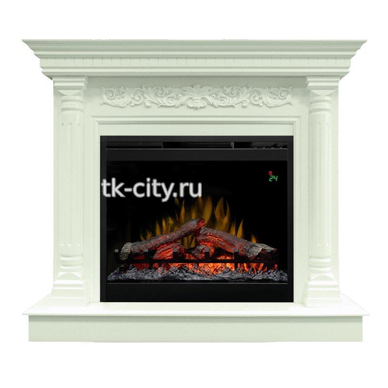 Каминокомплект Dimplex Sicilia - Белый дуб с очагом Symphony 26 DF2624-L
