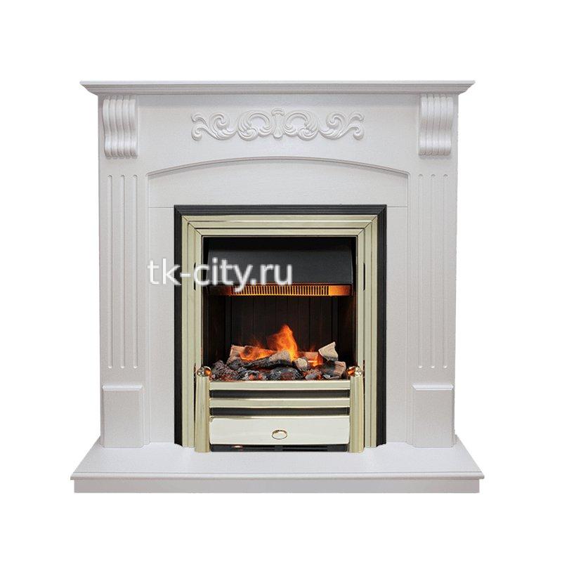 Каминокомплект Dimplex Sorrento - Белый дуб с очагом Cavendish
