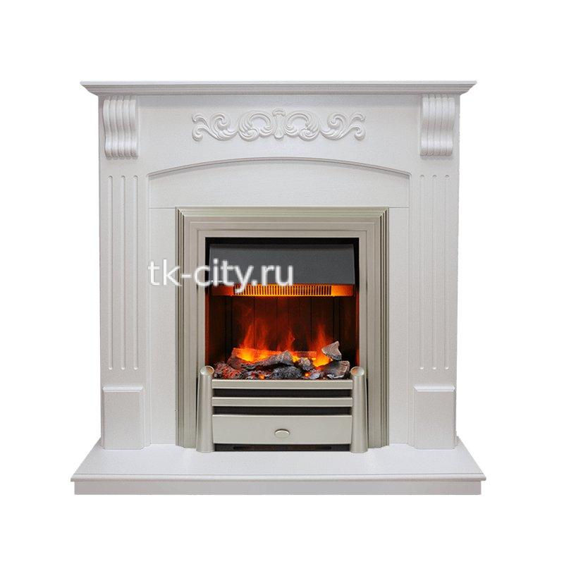 Каминокомплект Dimplex Sorrento - Белый дуб с очагом Chesford