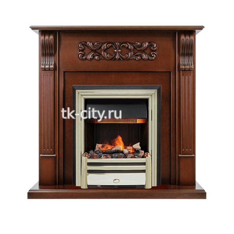 Каминокомплект Dimplex Venice - Махагон коричневый антик с очагом Cavendish