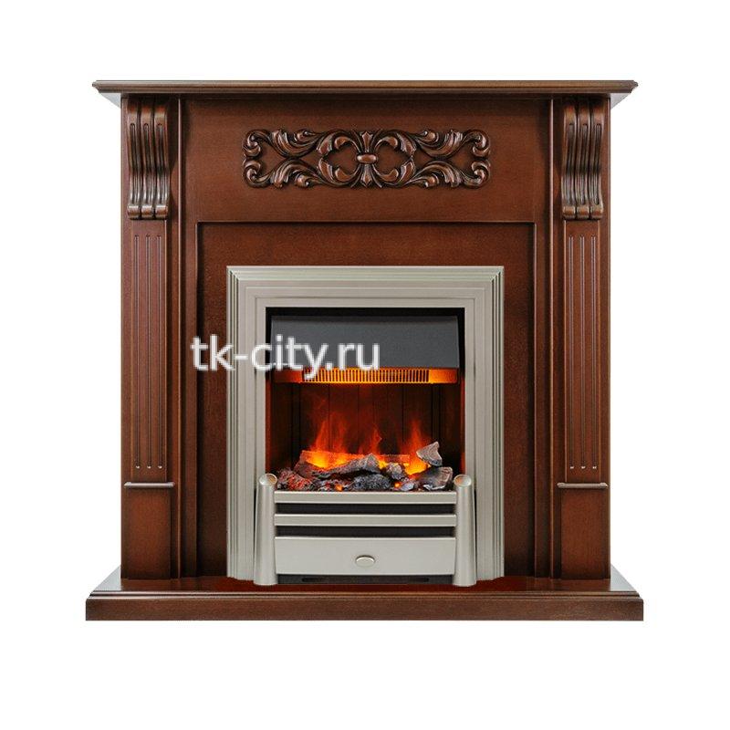 Каминокомплект Dimplex Venice - Махагон коричневый антик с очагом Chesford